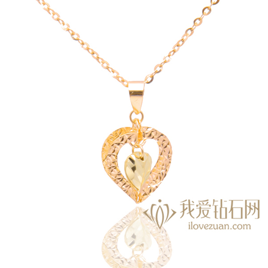 心房-18K彩金吊坠