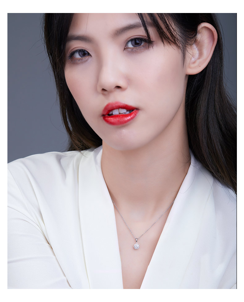 倾心吊坠/18K金钻石吊坠（不含链）