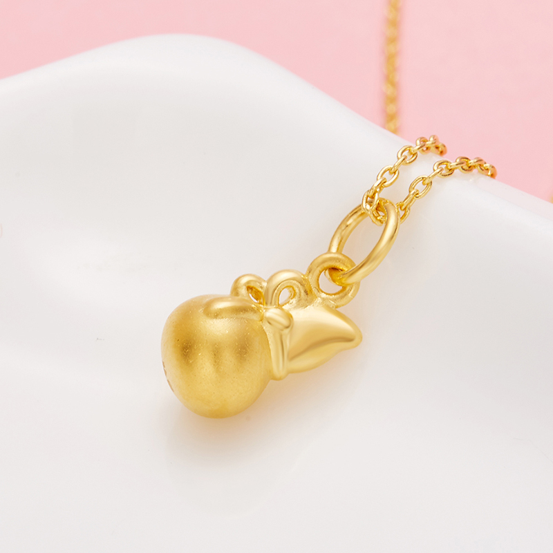 3D硬金-葫芦/足金硬金吊坠