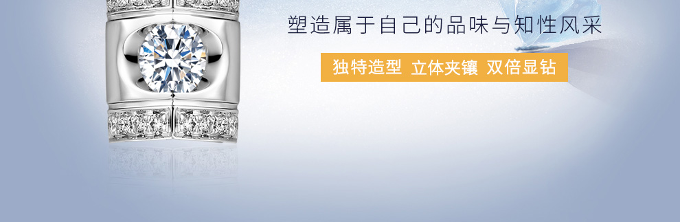 典雅/18K白金/PT950铂金钻坠托