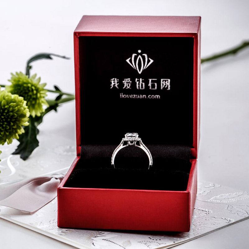 典雅/PT950铂金钻戒 50分/SI1净度/H色/GIA证书-forever love系列