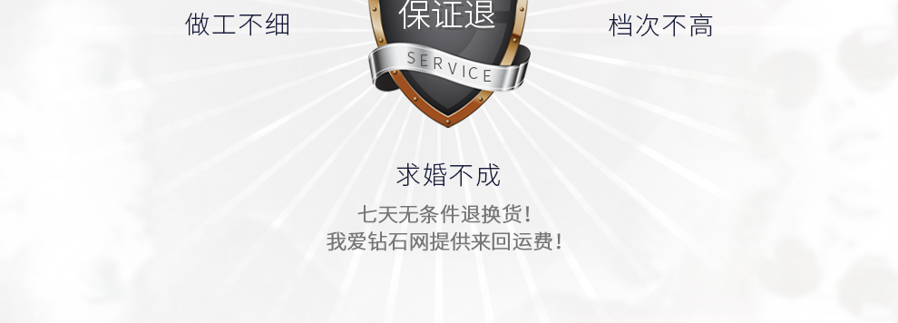 简单爱情 简约款/18K白金钻石吊坠 50/H/VS2/GIA双证