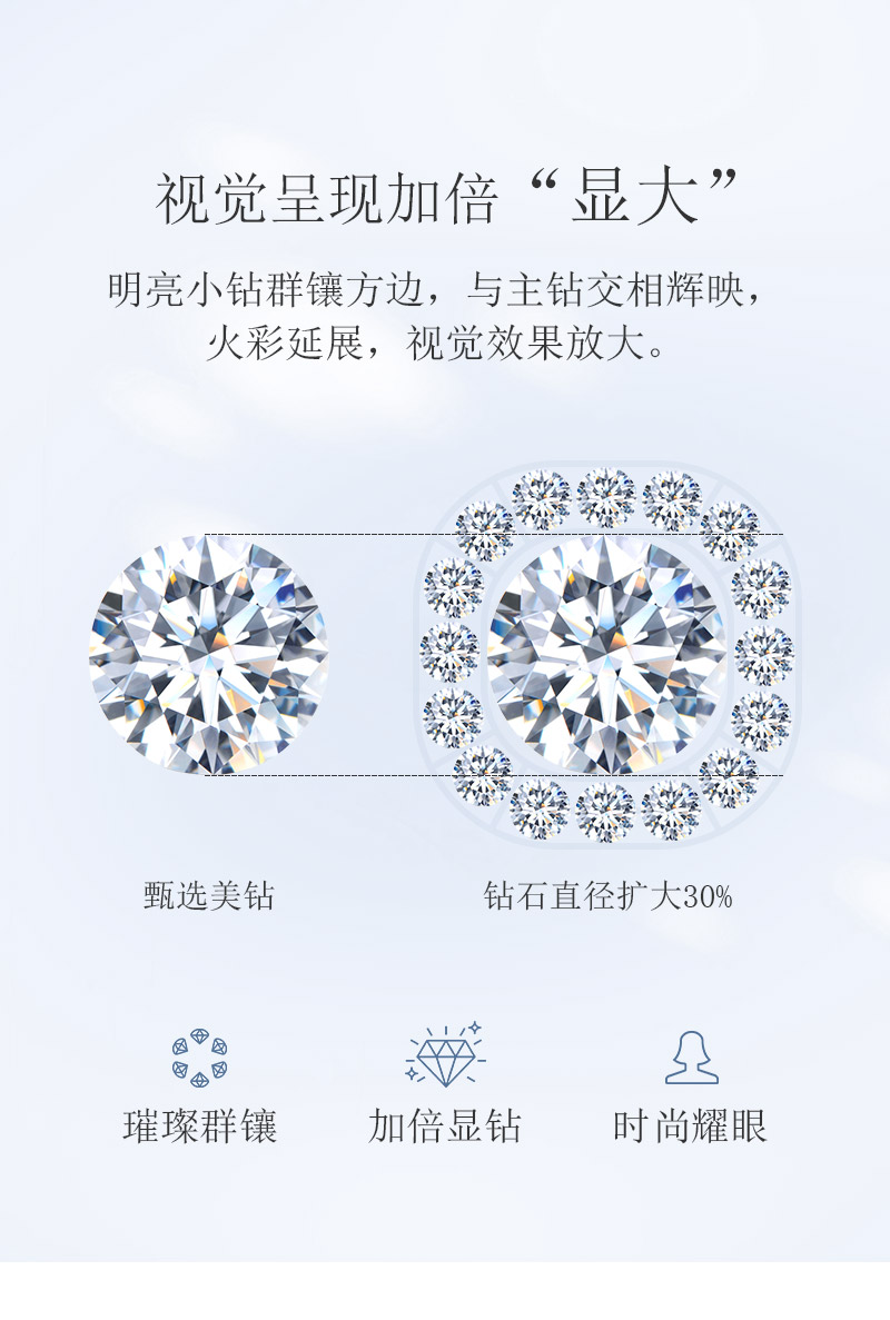 真我/18K白金/PT950铂金戒托
