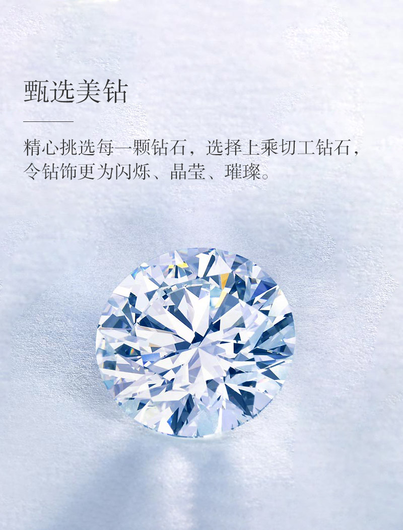真我/18K白金/PT950铂金戒托