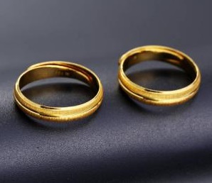 黄金情侣对戒价格