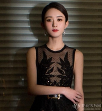 赵丽颖佩戴戴比尔斯珠宝惊艳亮相