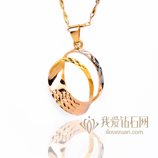 都市迷情-18K彩金吊坠