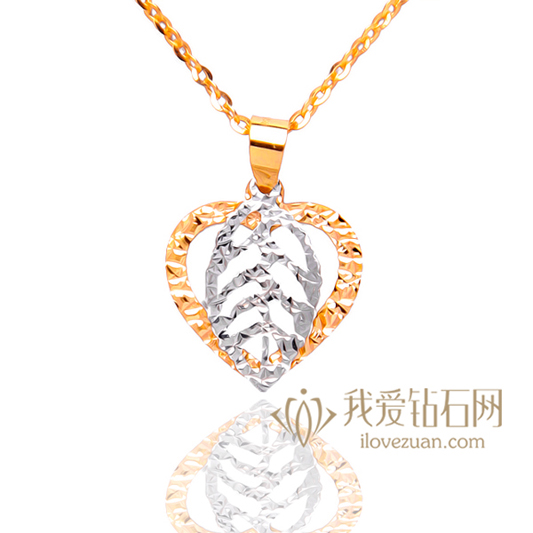 守护心灵-18K彩金吊坠
