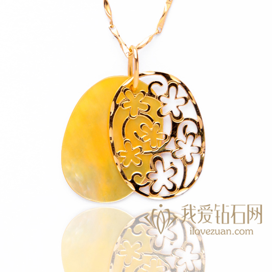 美伦沁秀-18K彩金吊坠