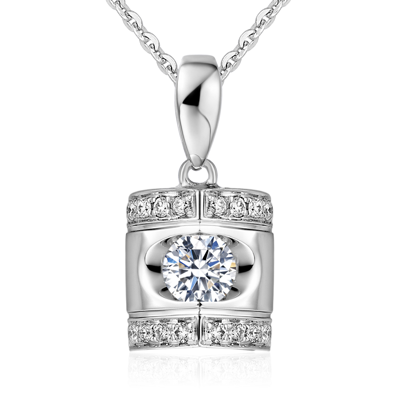 典雅/豪华款 18K金钻坠 30分/I-J SI EX 国检