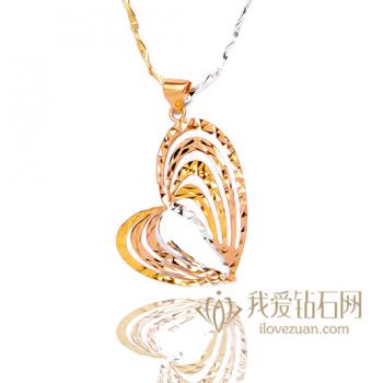 心声-18K彩金吊坠
