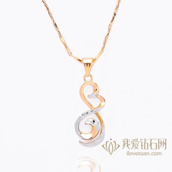 相约-18K彩金吊坠