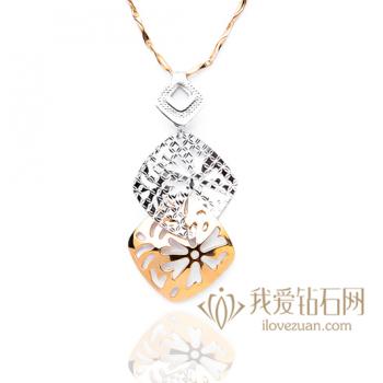 悠悠馥郁-18K彩金吊坠