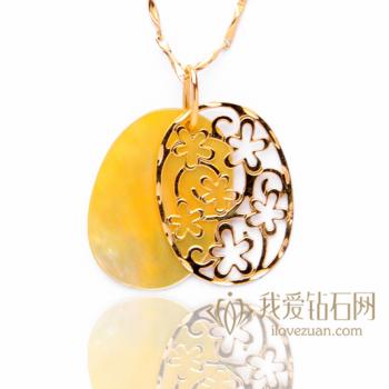 美伦沁秀-18K彩金吊坠