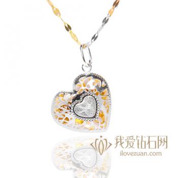 心愿-18K彩金吊坠
