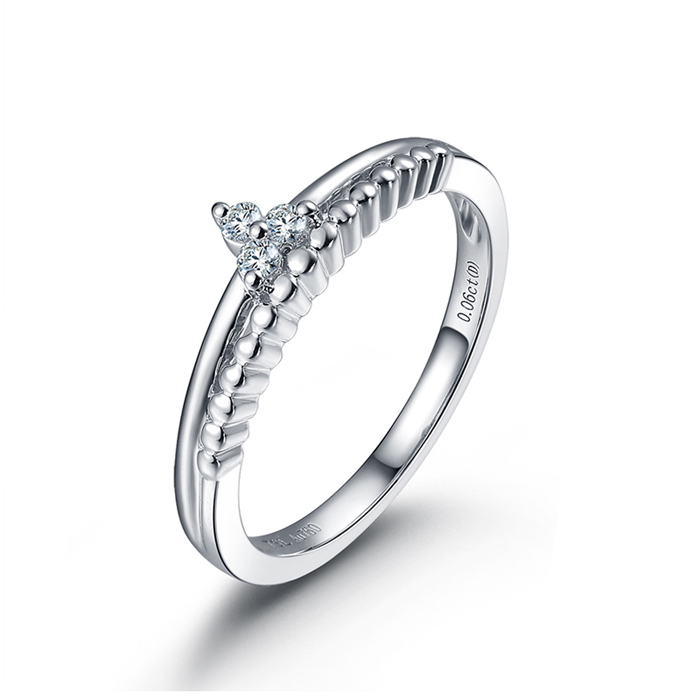 谢瑞麟钻戒/着迷系列18K金钻石戒指