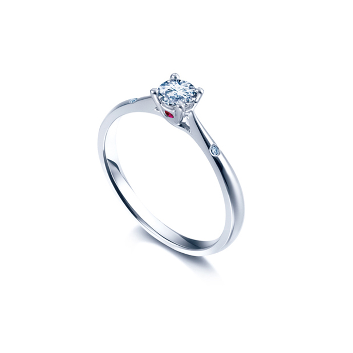 ido真爱加冕/18K金钻石女戒