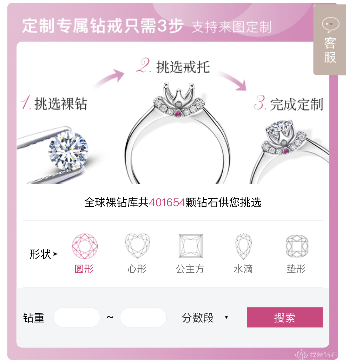 裸钻定制