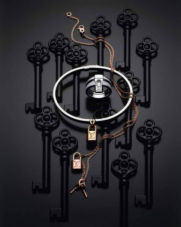 Louis Vuitton的 Love Lock系列珠宝