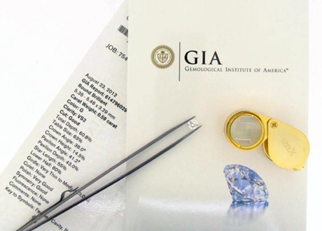 gia钻石证书