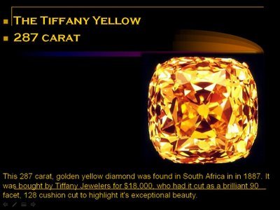 The Tiffany Yellow 蒂芙尼传奇黄钻
