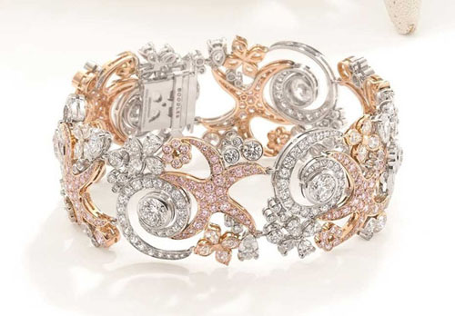 英国珠宝品牌：Boodles，Sea Star海星系列手镯