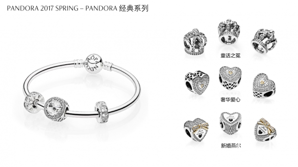 PANDORA潘多拉2017春季系列新品珠宝