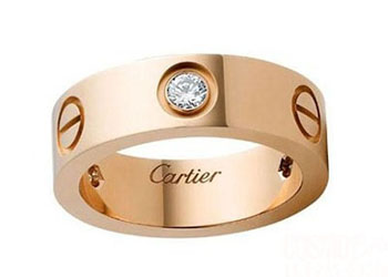 cartier玫瑰金love系列