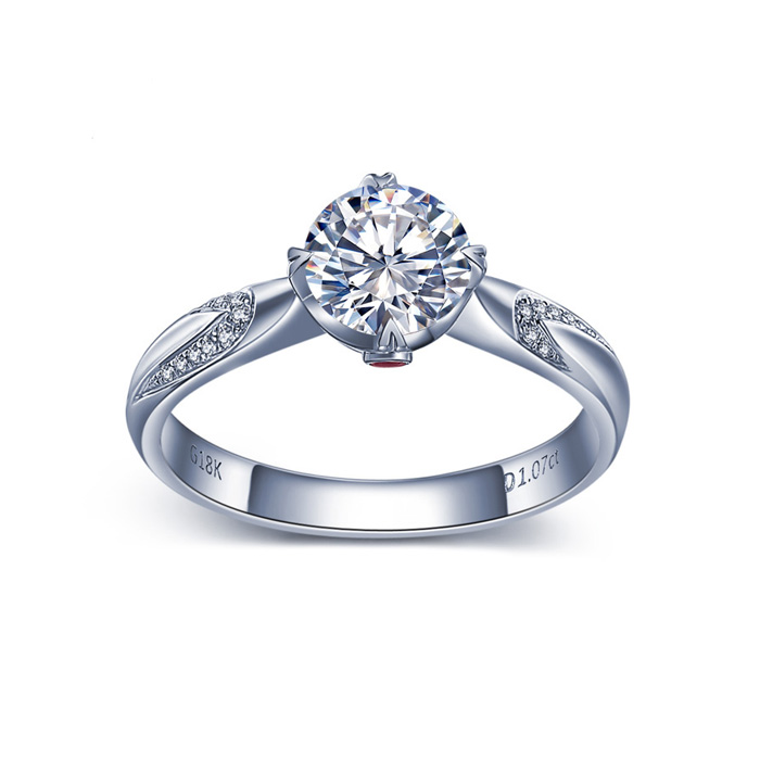 IDO真爱加冕/18K金钻石女戒