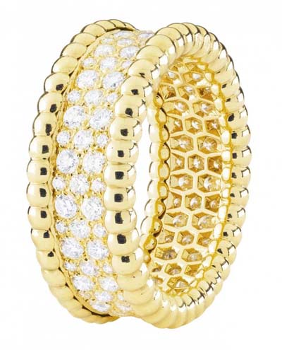 Van Cleef & Arpels梵克雅宝Perlee系列戒指(法国)