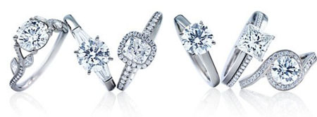 Tiffany & Co.蒂芙尼Atlas®系列(美国)，18K白金镶嵌钻石
