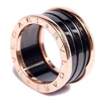 Bulgari(宝格丽)四环玫瑰金戒指