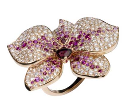 Cartier CARESSE D'ORCHIDE?ES PAR CARTIER戒指