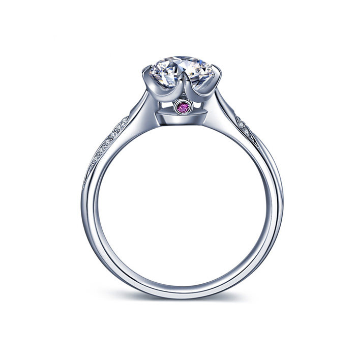 IDO真爱加冕/18K金钻石女戒