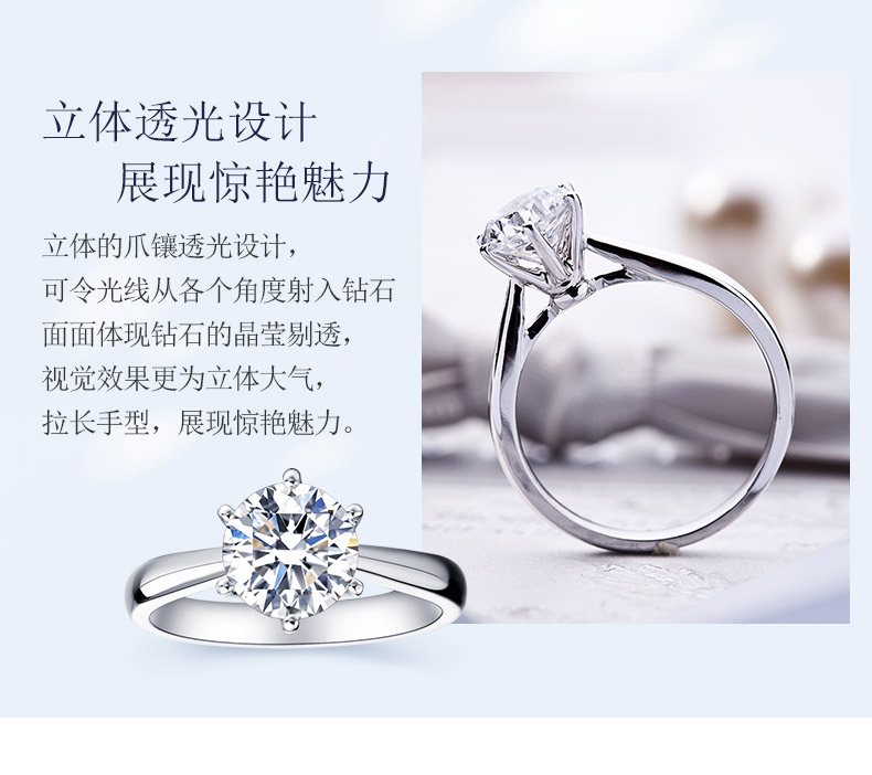 经典皇冠/18K白金/PT950铂金戒托