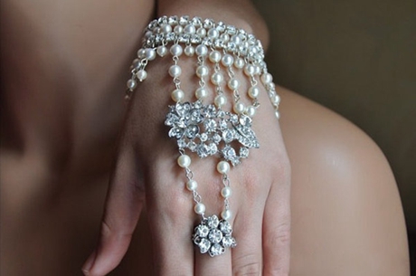 Hand-bracelet 戒指手链串着戴