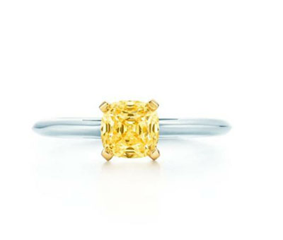 Tiffany & Co.经典黄钻戒指