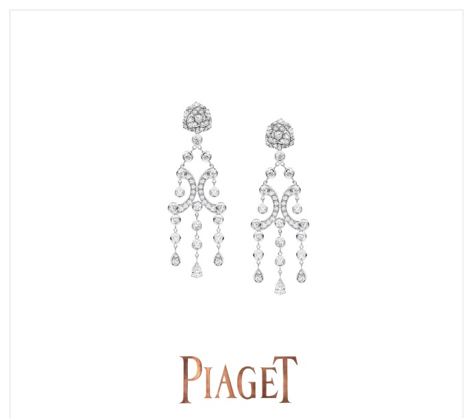 伯爵Piaget Rose系列耳环