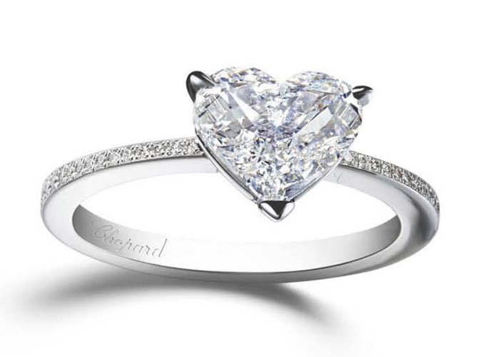 Passion for Happiness 心形钻石戒指，by Chopard