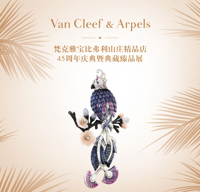 梵克雅宝啄木鸟胸针