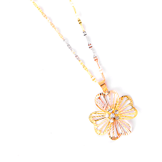 花嫁-18K彩金吊坠