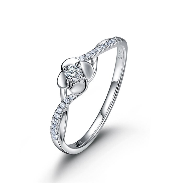 谢瑞麟钻戒/着迷系列18K金钻石戒指