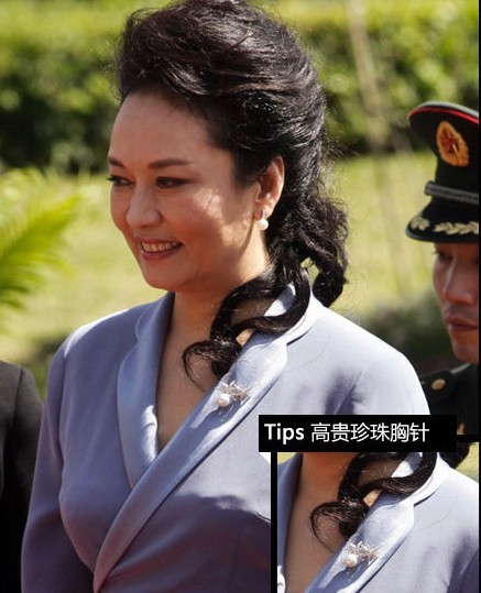 彭丽媛胸针