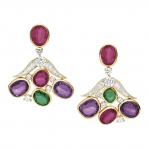 Bulgari宝格丽 MVSA Mediterranean Hues 耳坠