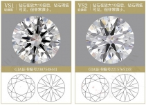 钻石 VS1 和 VS2 怎么选？差价与肉眼效果对比